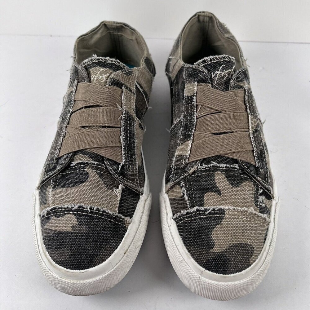 Blowfish Malibu Marley Camouflage Sneaker Slip-On Shoes Women's size 8.5 M - Picture 3 of 8
